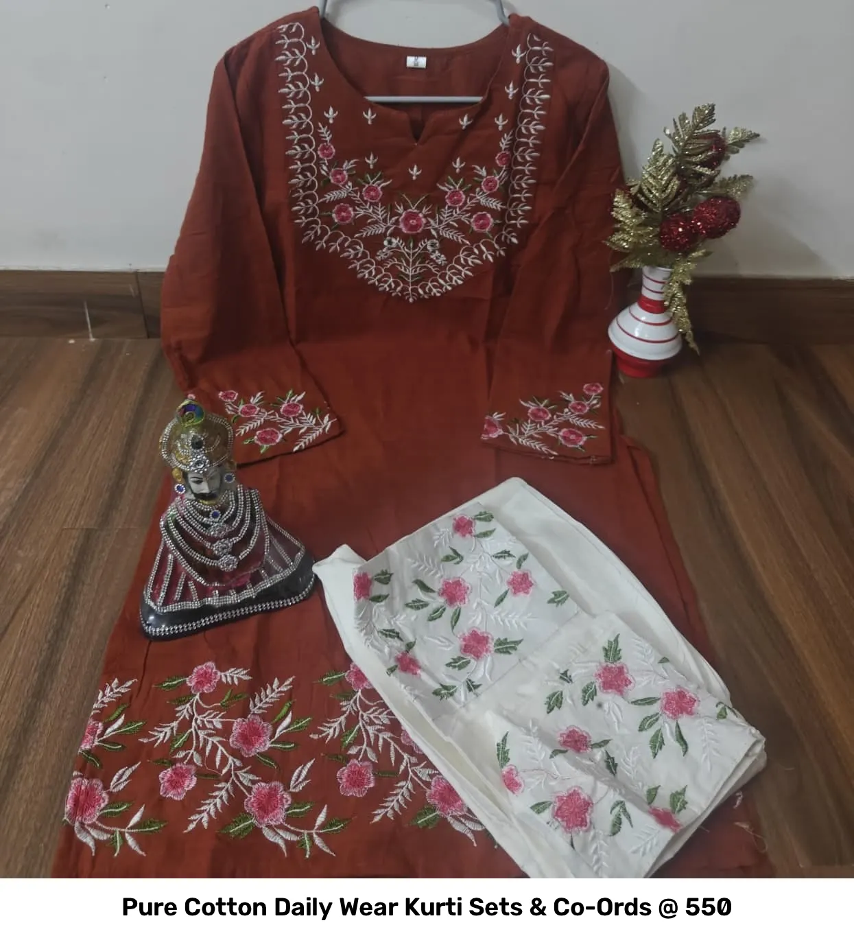 Pure Cotton Daily Wear Kurti Sets & Co-Ords @ ₹550 41