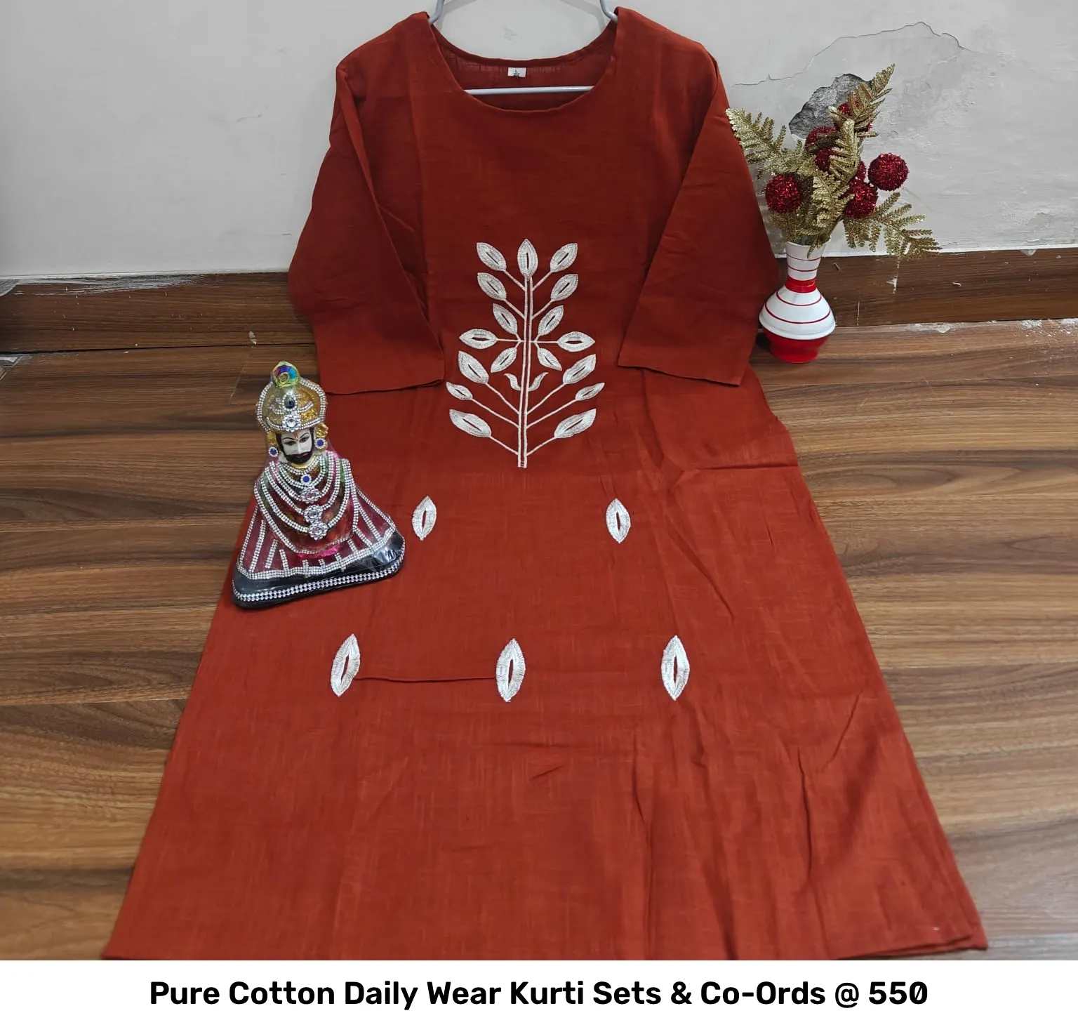 Pure Cotton Daily Wear Kurti Sets & Co-Ords @ ₹550 45