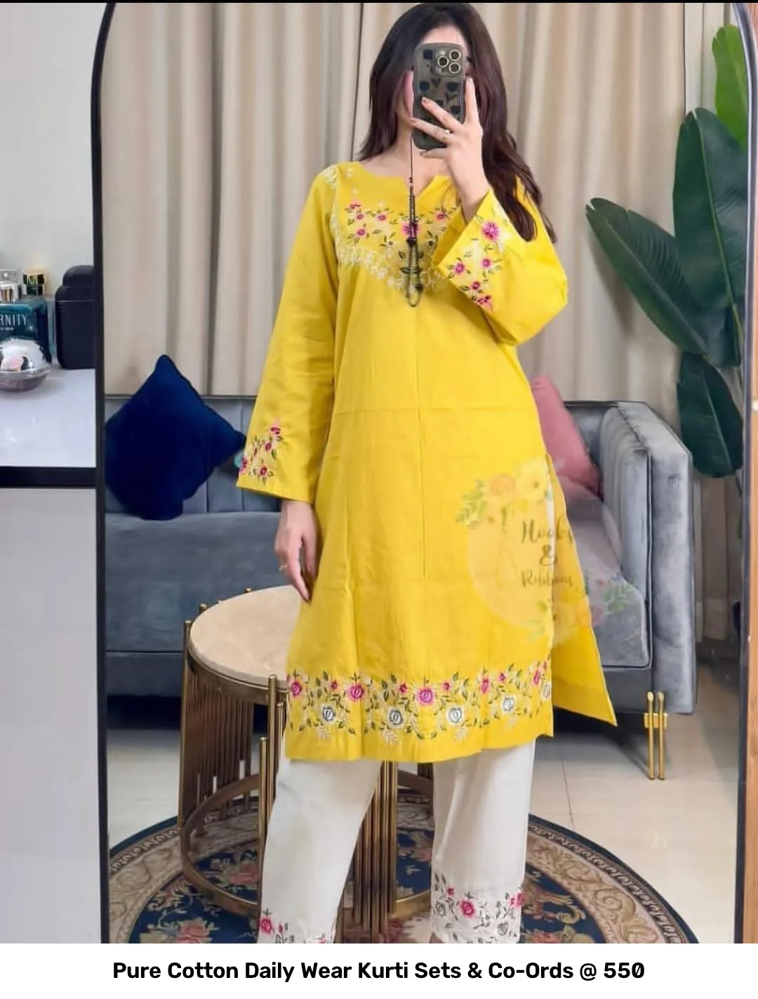 Pure Cotton Daily Wear Kurti Sets & Co-Ords @ ₹550 49