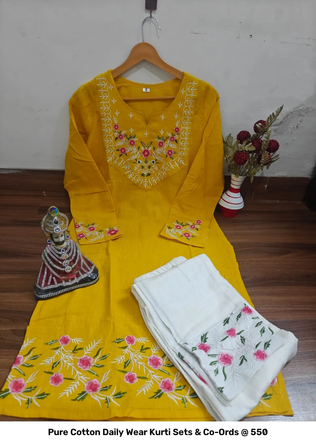 Pure Cotton Daily Wear Kurti Sets & Co-Ords @ ₹550 50