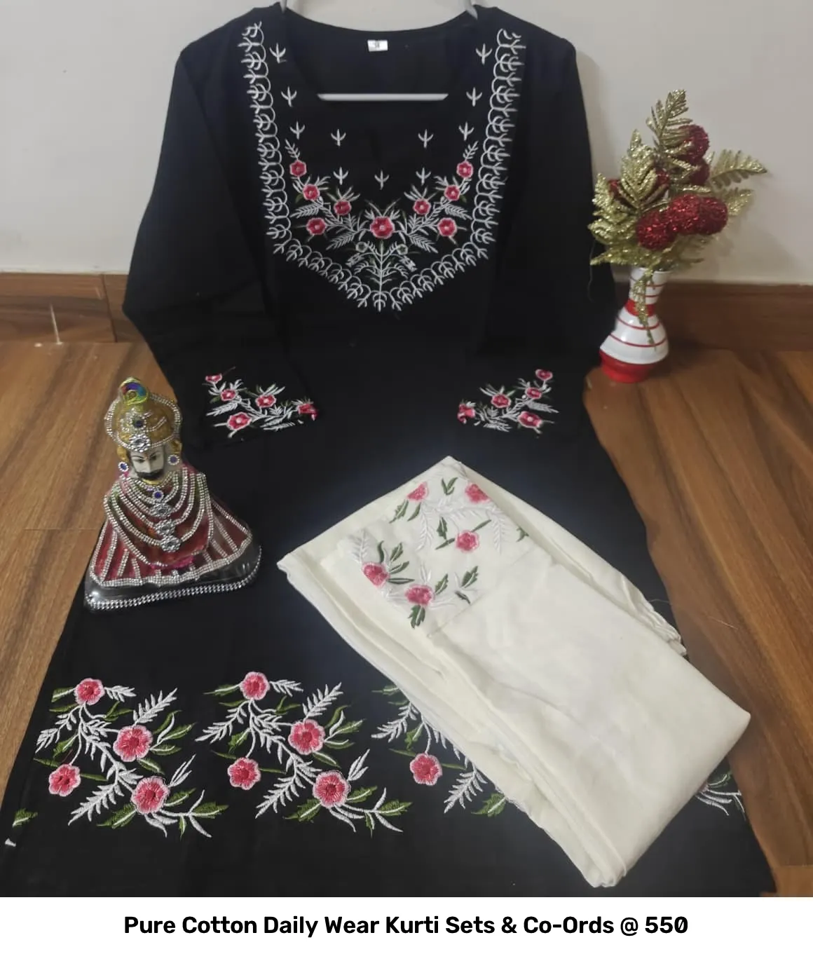 Pure Cotton Daily Wear Kurti Sets & Co-Ords @ ₹550 56