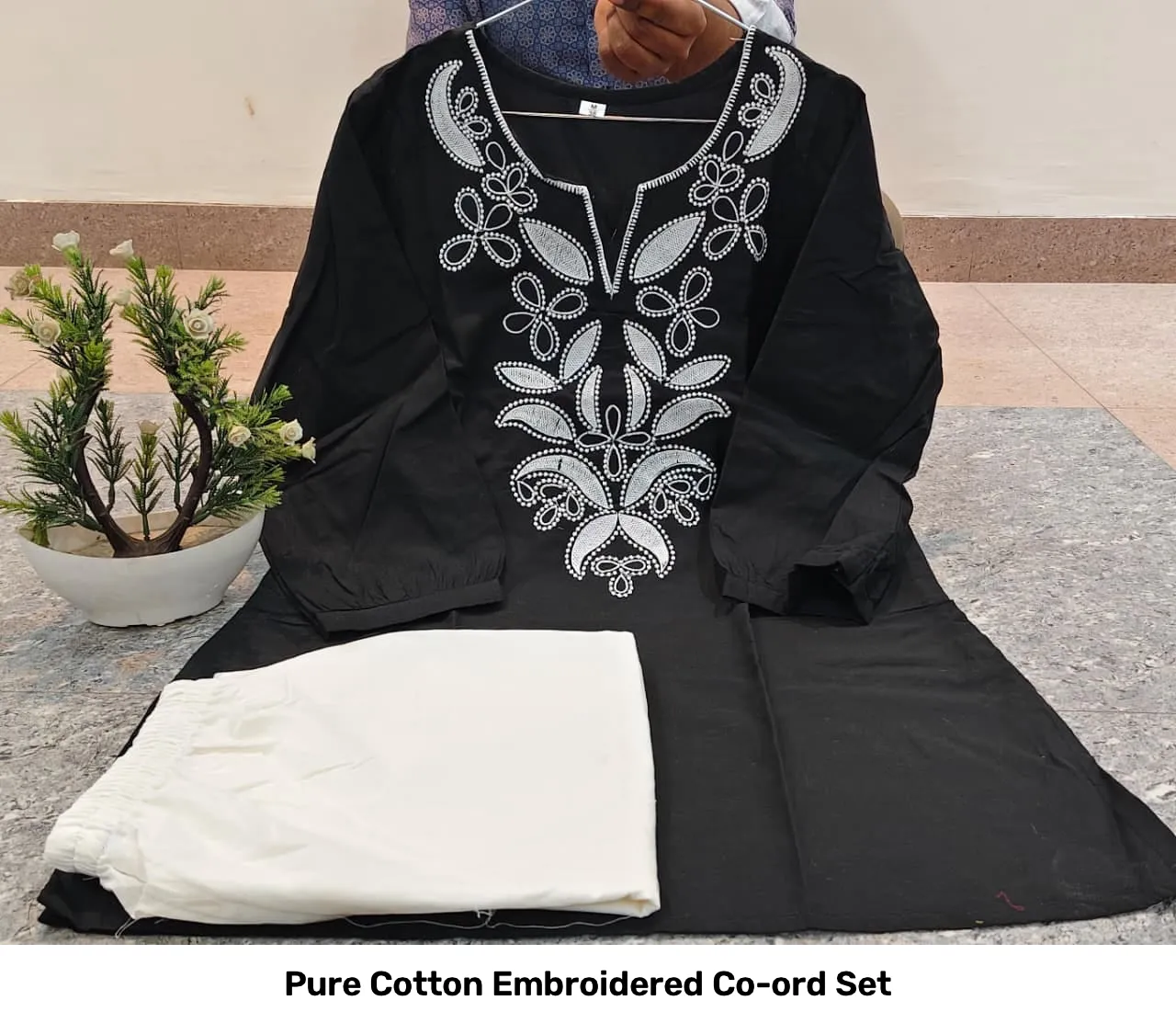 Pure Cotton Embroidered Co-ord Set 6