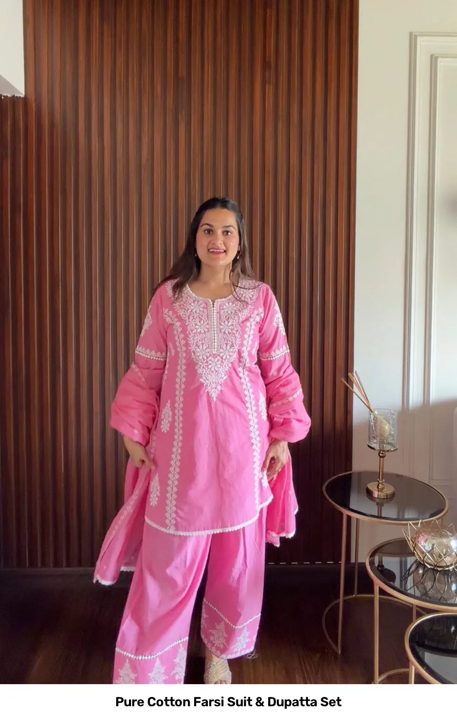 Pure Cotton Farsi Suit & Dupatta Set 2