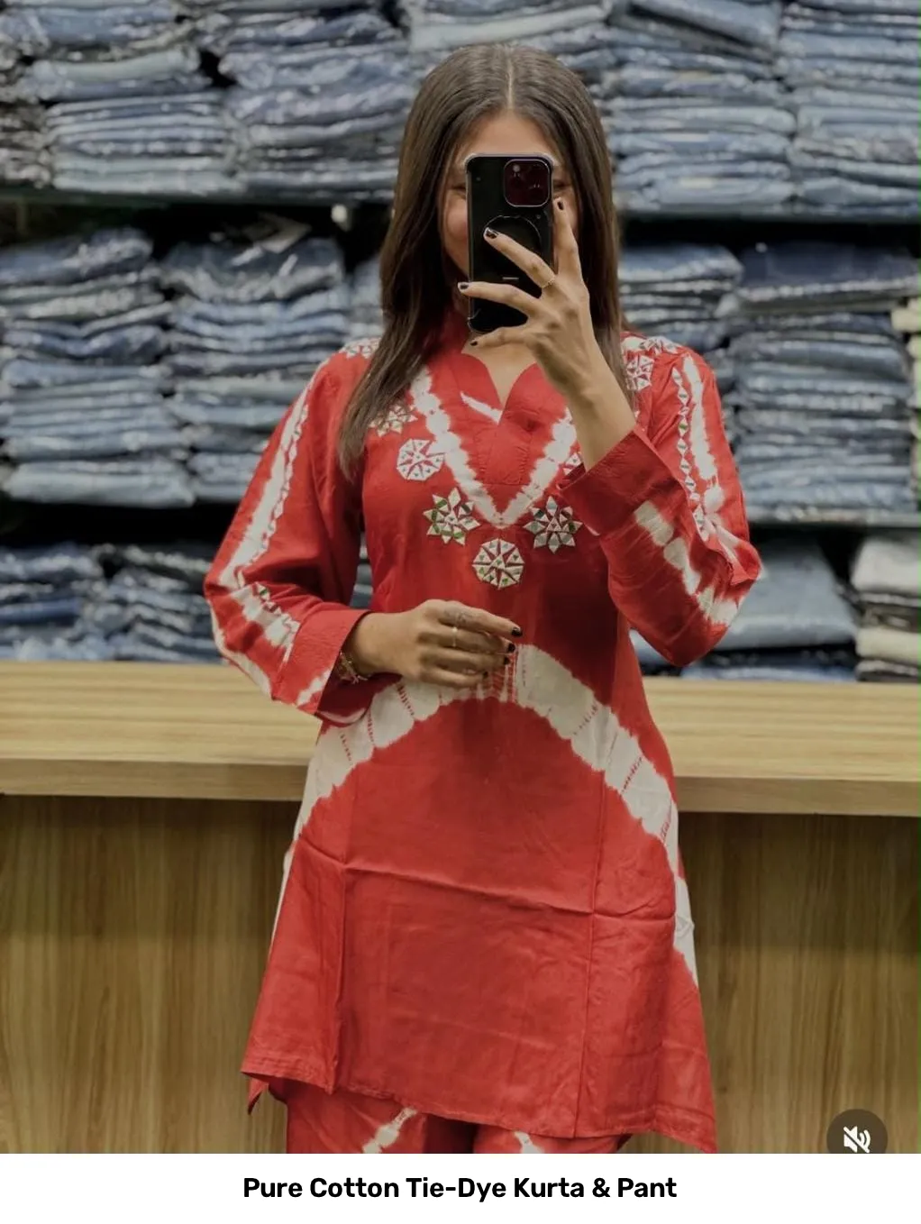 Pure Cotton Tie-Dye Kurta & Pant 11