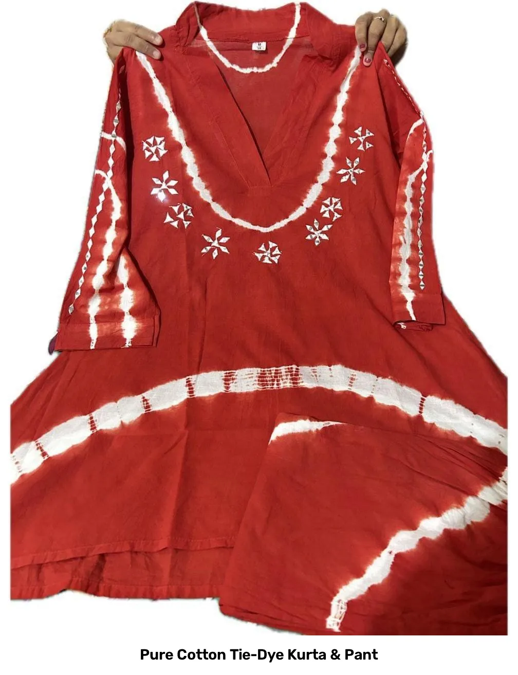 Pure Cotton Tie-Dye Kurta & Pant 12