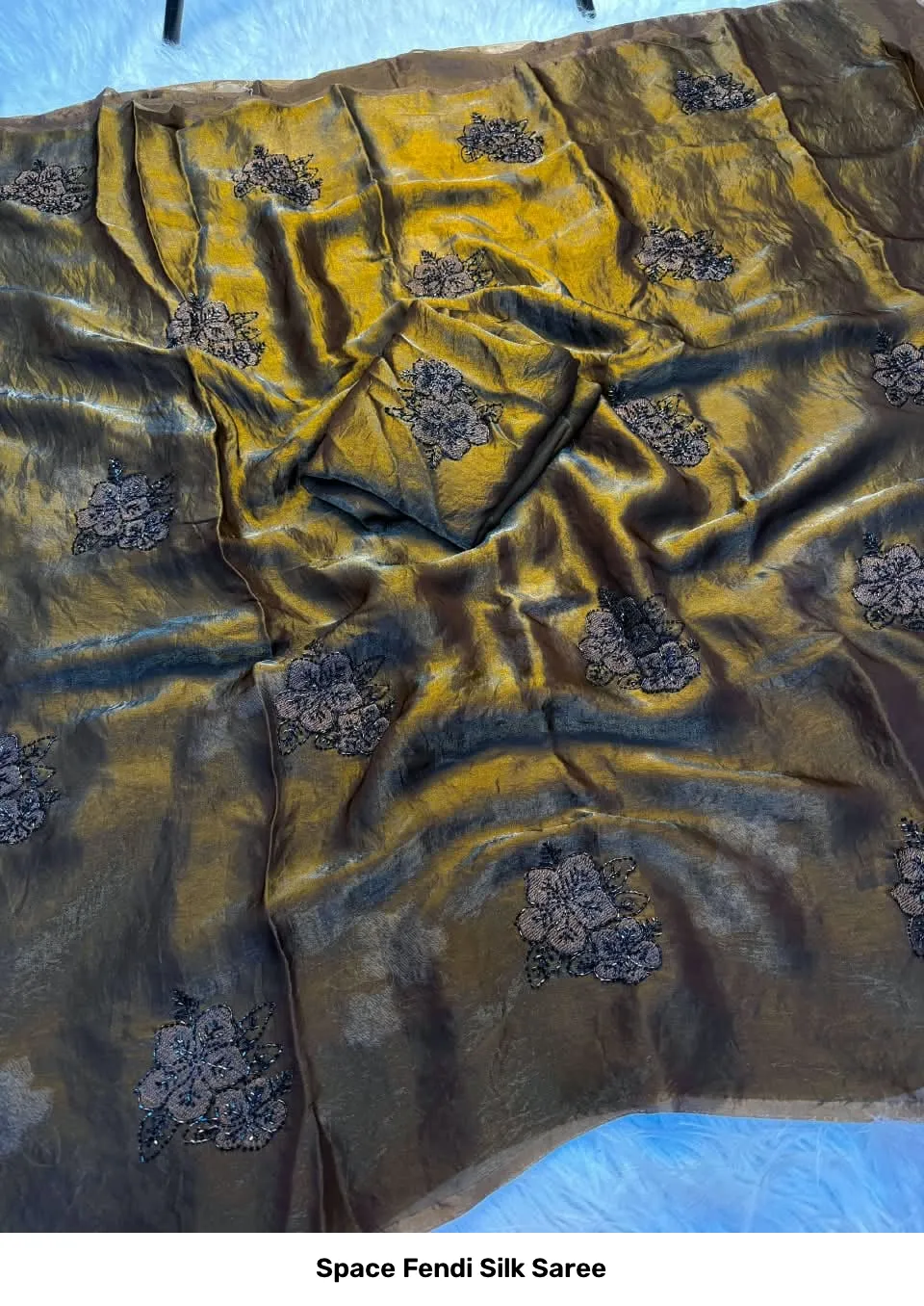 Space Fendi Silk Saree 6