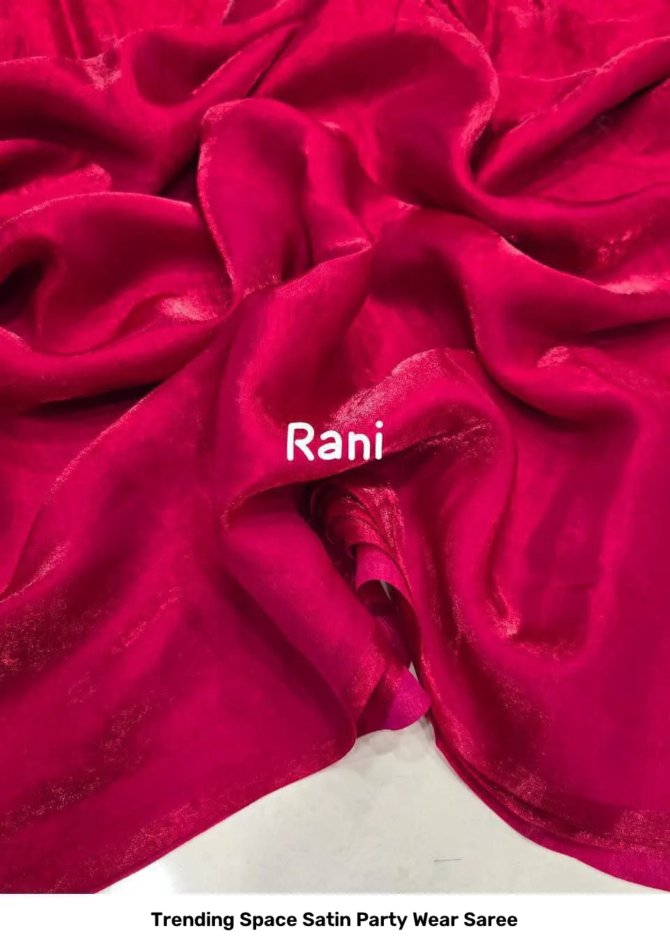 Trending Space Satin Party Wear Saree 4